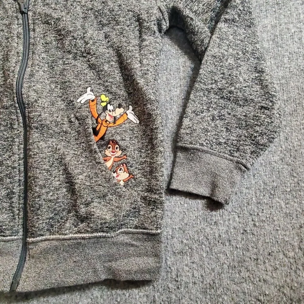 2019 Disney Parks Full Zip Hoodie Sweatshirt Embroidered Mickey Mouse Youth XL - Picture 9 of 16